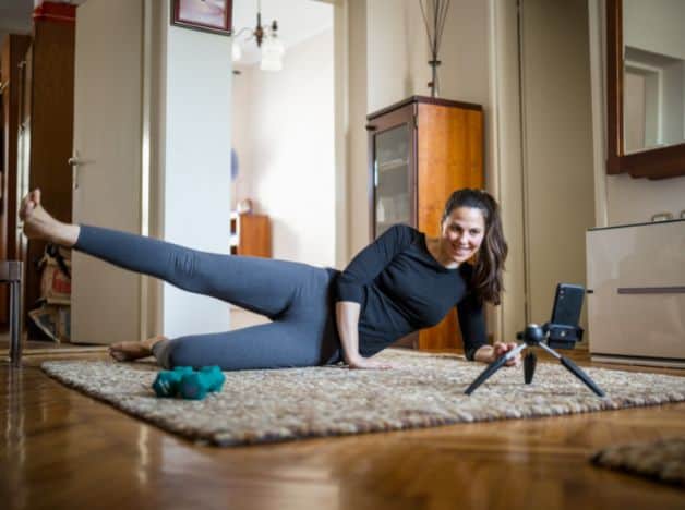 online personal fitness trainer via video chat