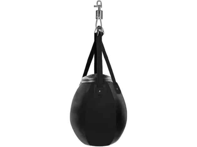 round and heavy punching bag called the wrecking ball
